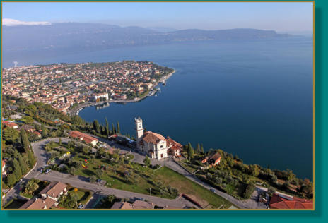 auf ca 200 Höhenmeter über dem Gardasee