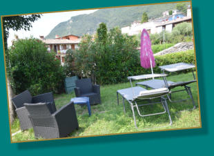 Für das gemütliche Beisammensein im Garten vom Casa Olivia