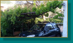 schattiges Autoparkplätzchen