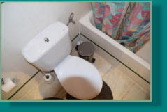 WC im Badezimmer
